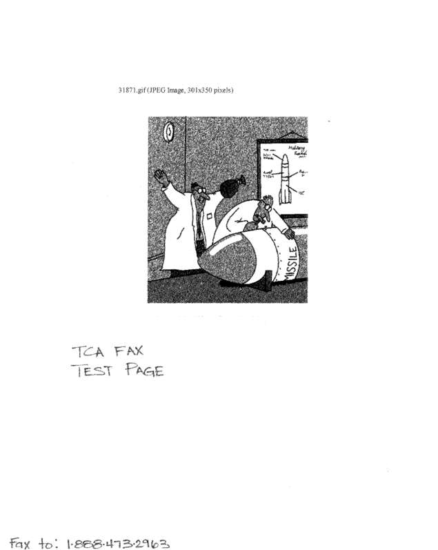 Fax page