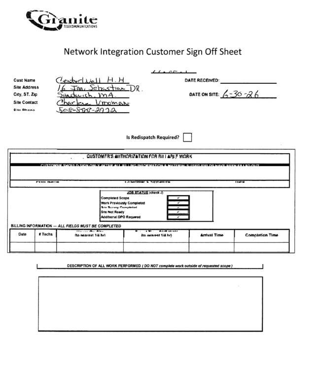 fax page