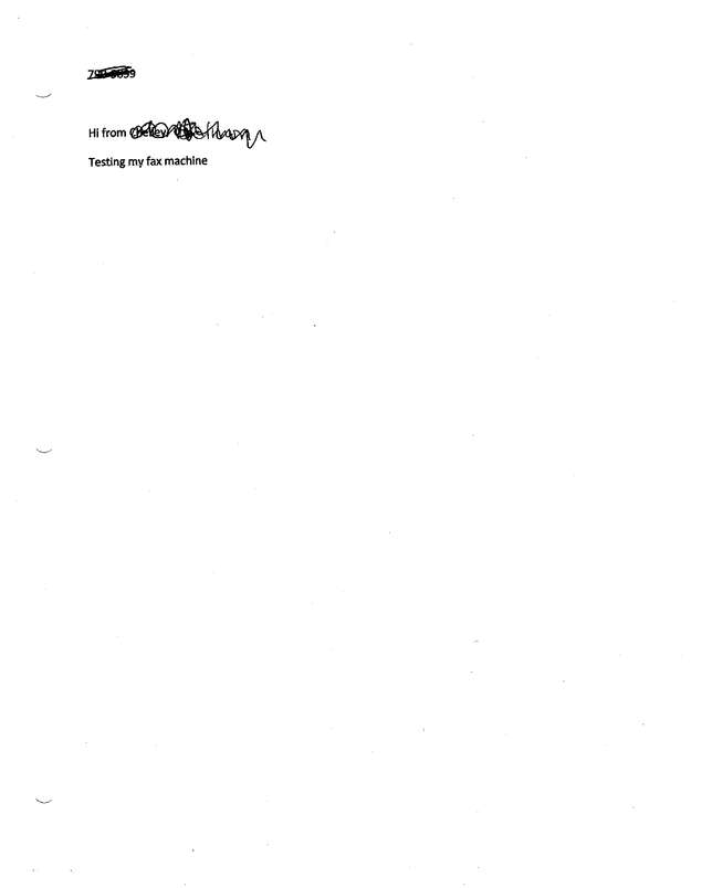 Fax page