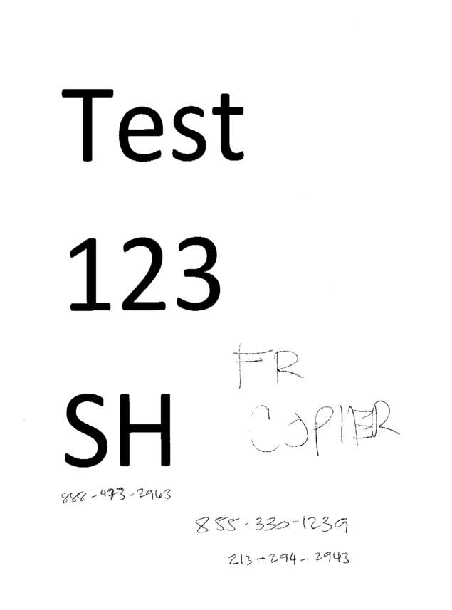 fax page