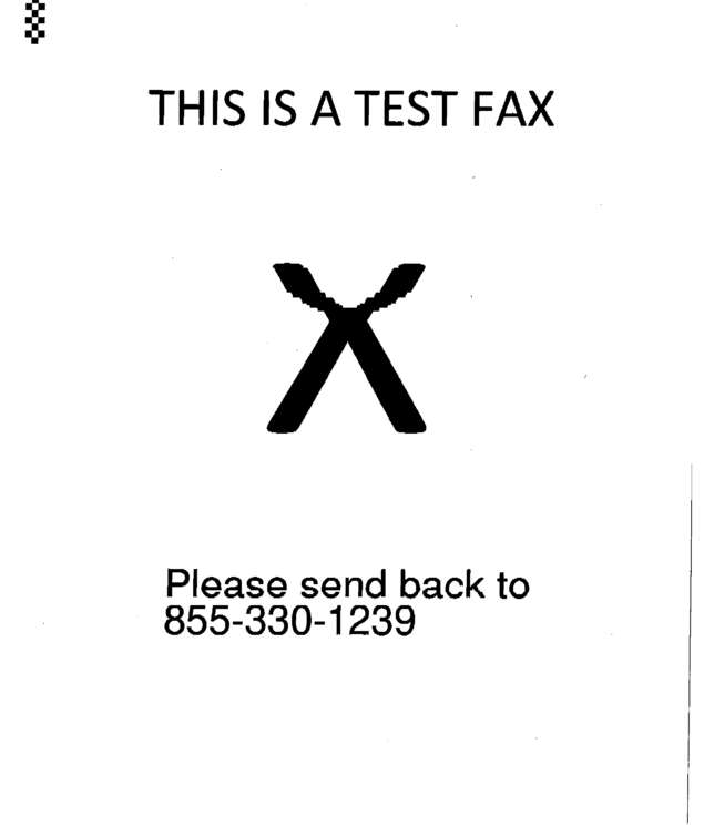 fax page