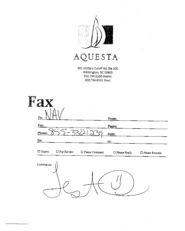 Fax page