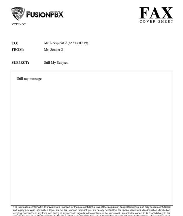 fax page