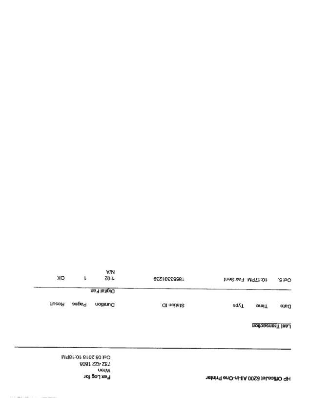 Fax page