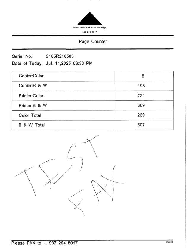 fax page