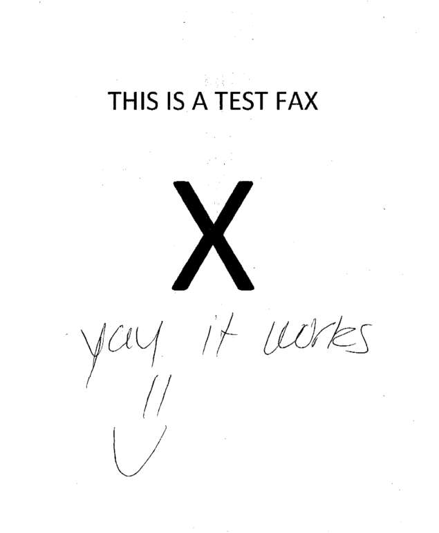fax page