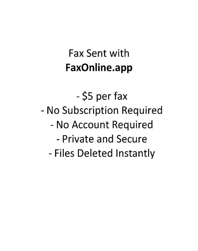 fax page