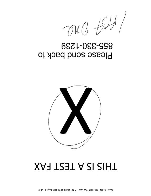 fax page