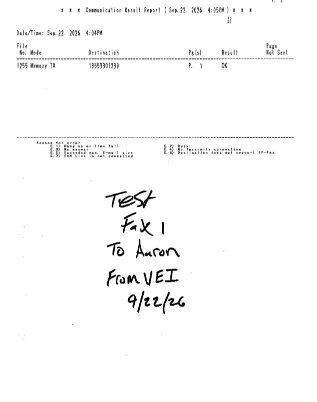 fax page