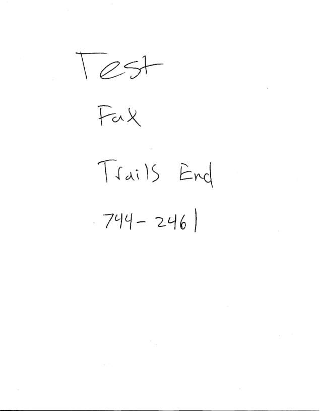 fax page