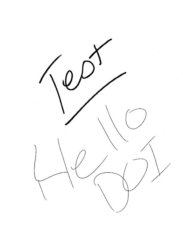 Fax page