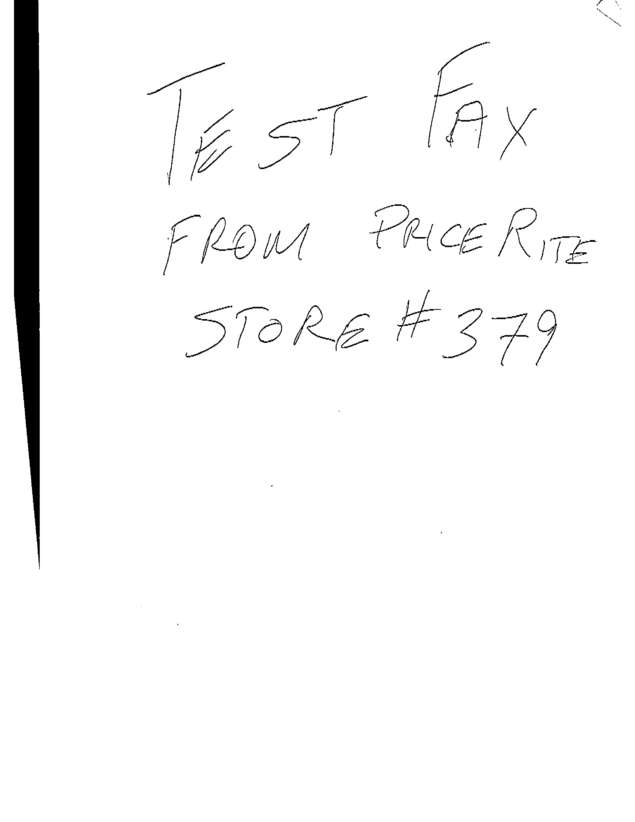 Fax page