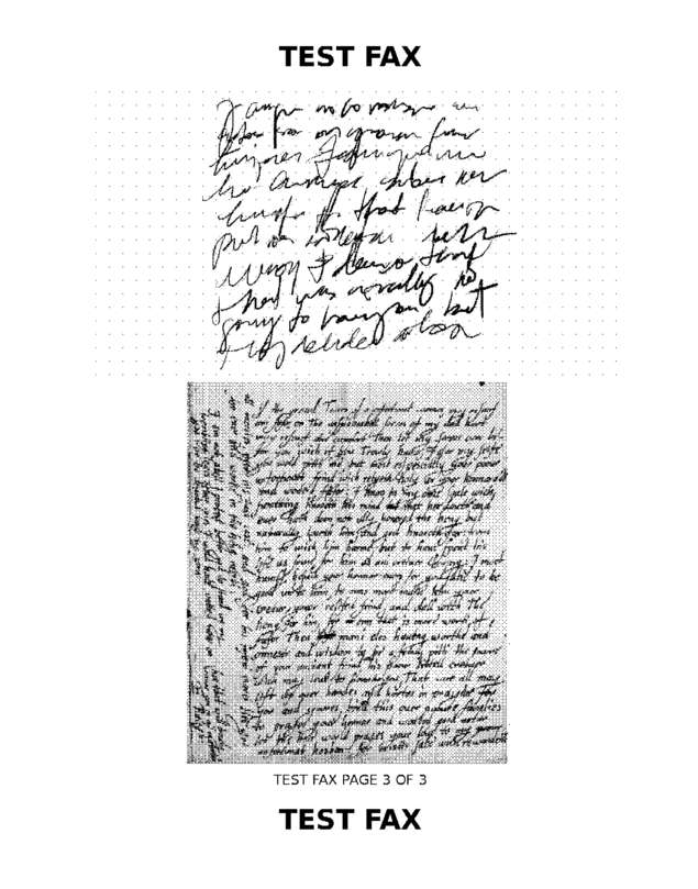 Fax page