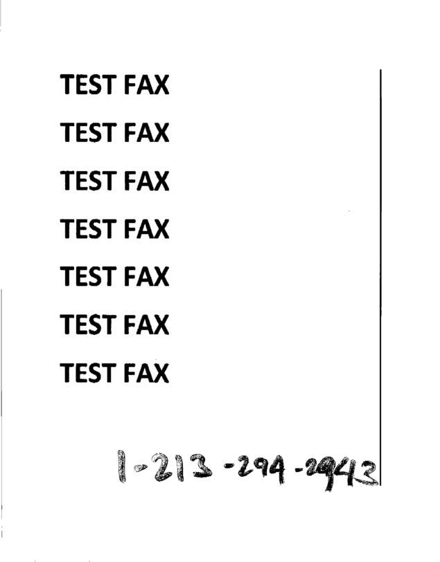 fax page