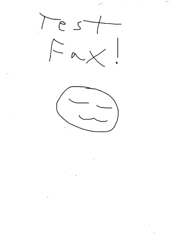 Fax page