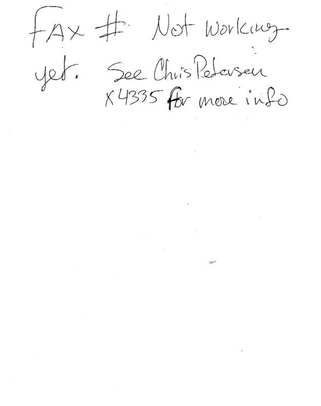 Fax page