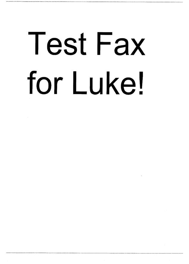Fax page
