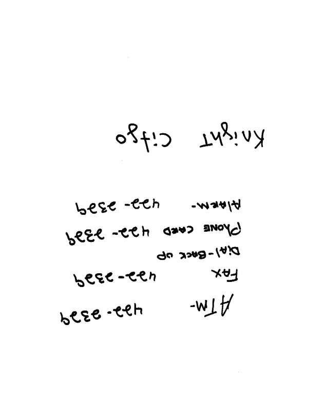 Fax page