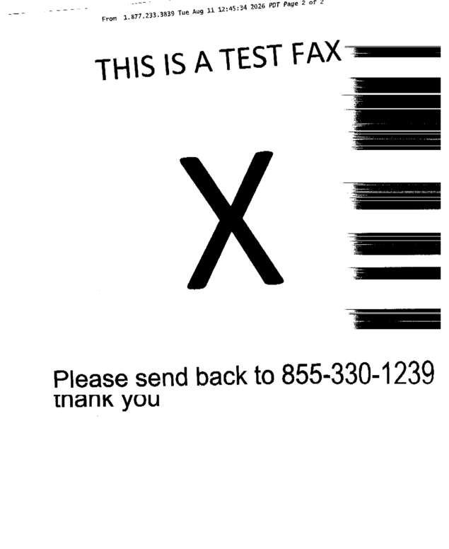fax page