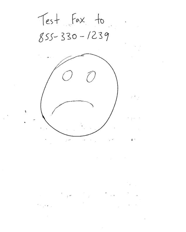 Fax page