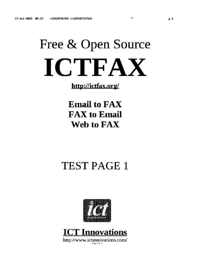 fax page