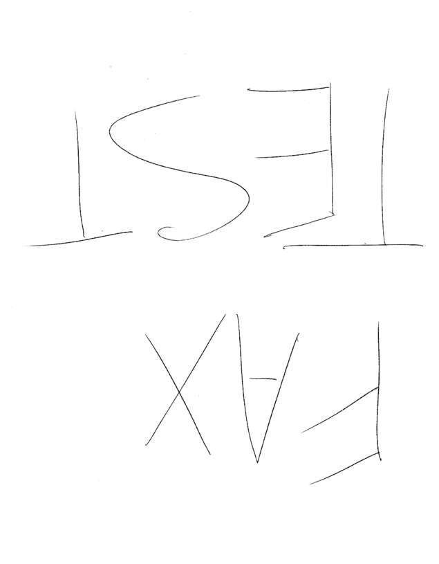 Fax page