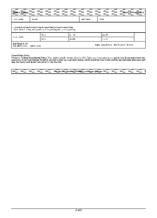 Fax page