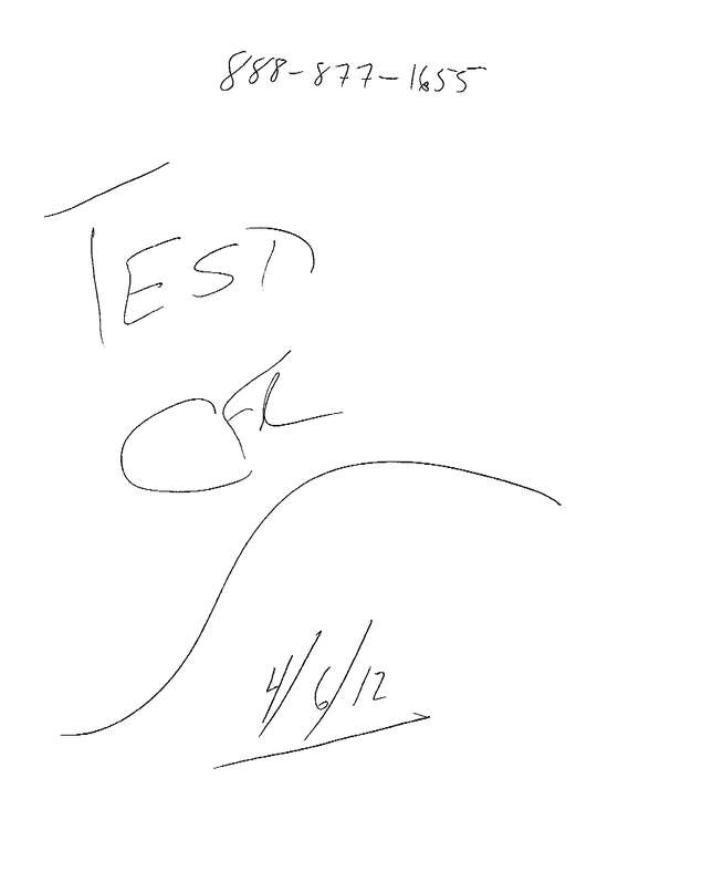 Fax page