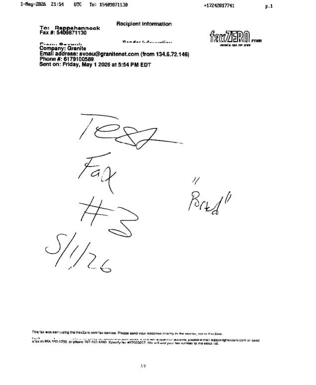 fax page