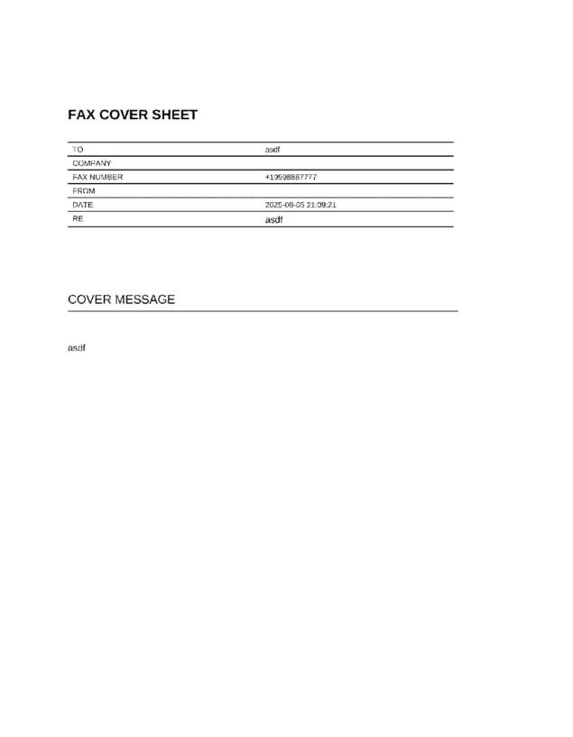 fax page