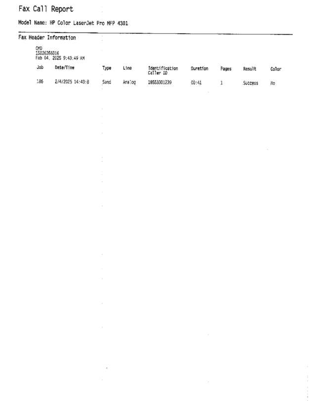 fax page