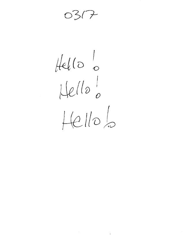 Fax page