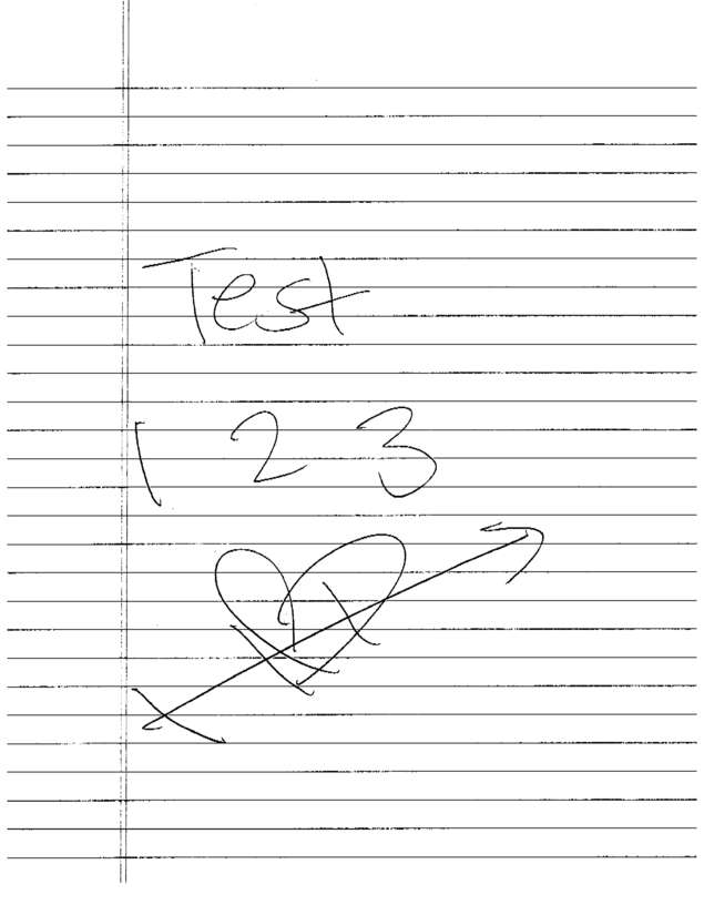 Fax page