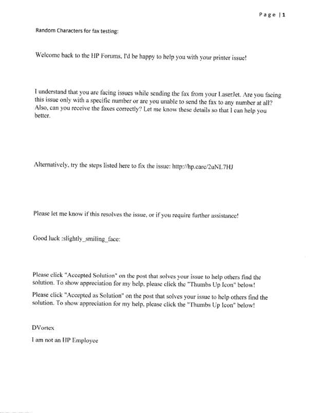 fax page