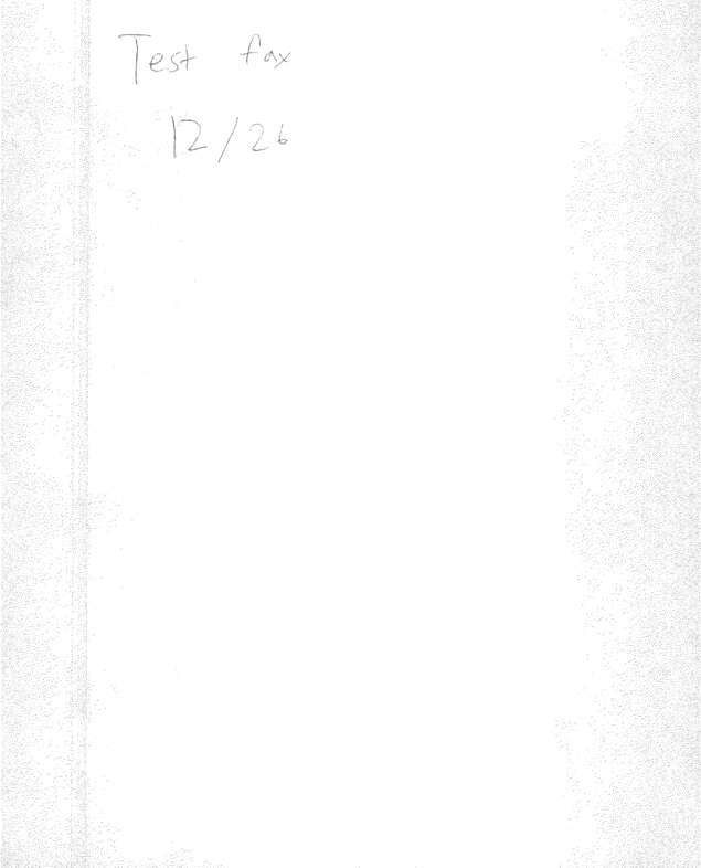 Fax page