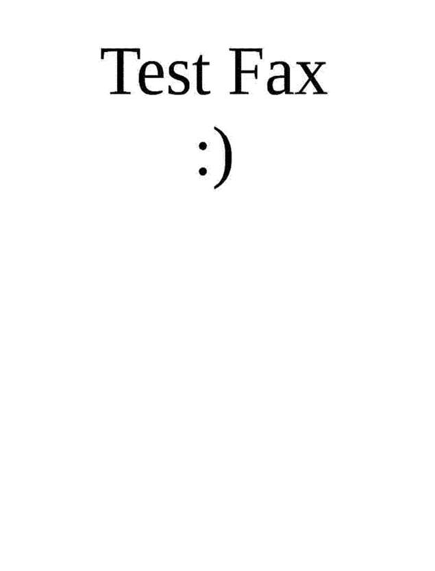 fax page