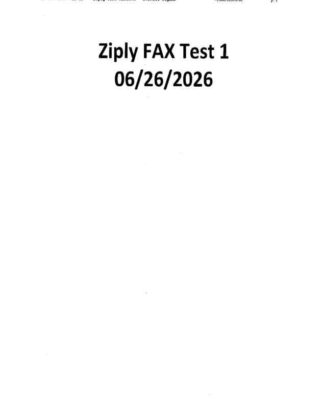 fax page