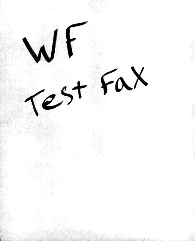 Fax page