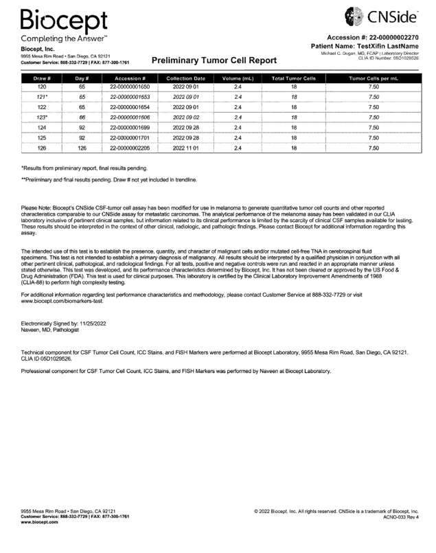 Fax page