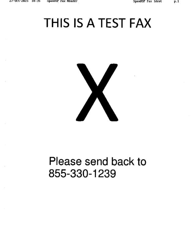 fax page
