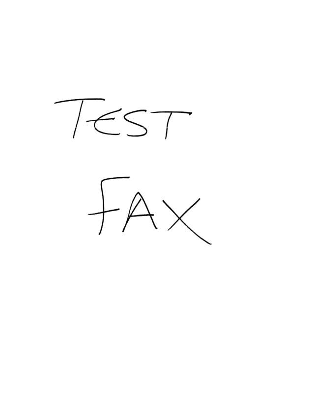 Fax page
