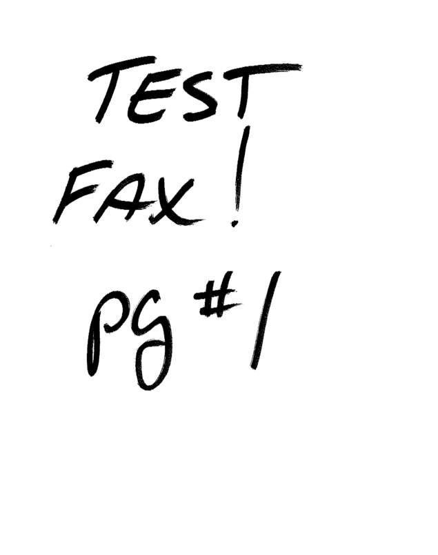 fax page