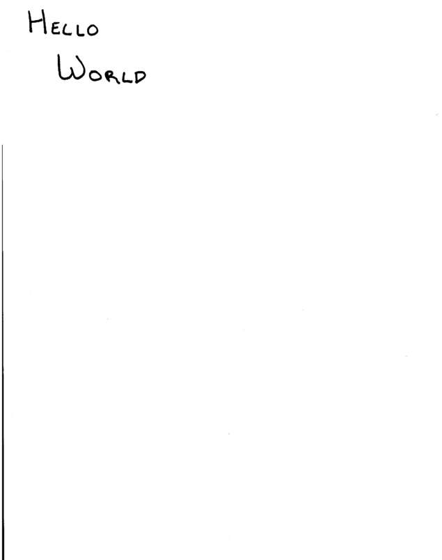 Fax page