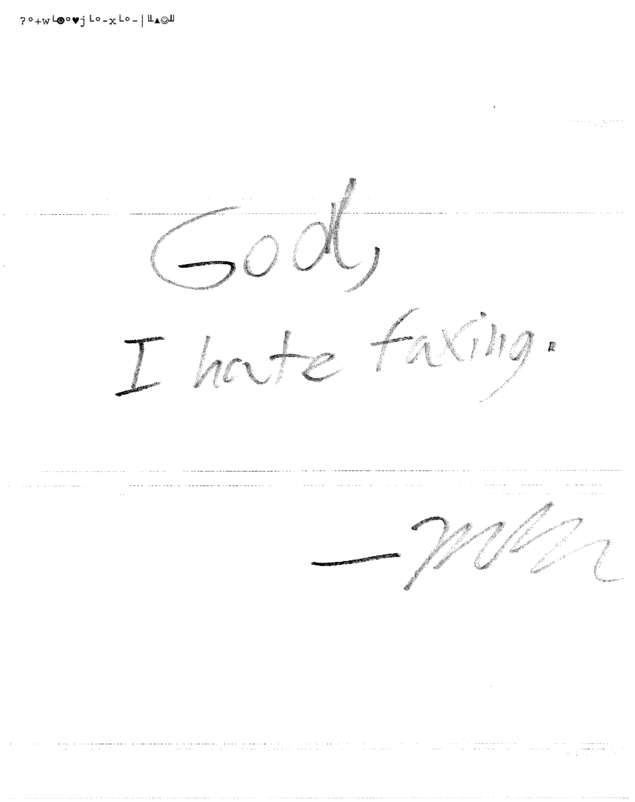 fax page