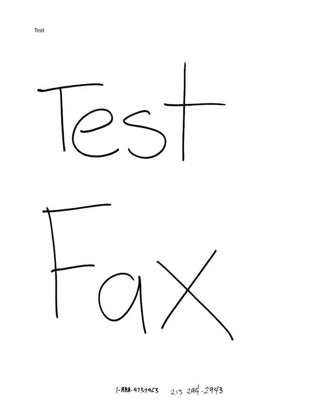 fax page