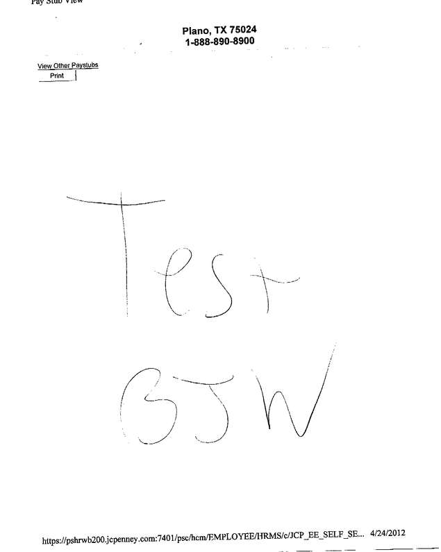 Fax page