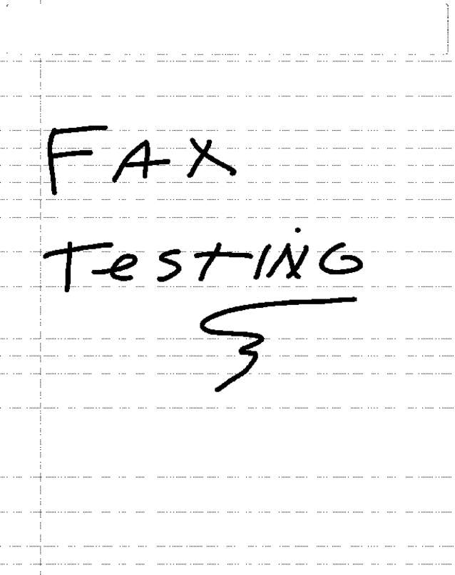 Fax page
