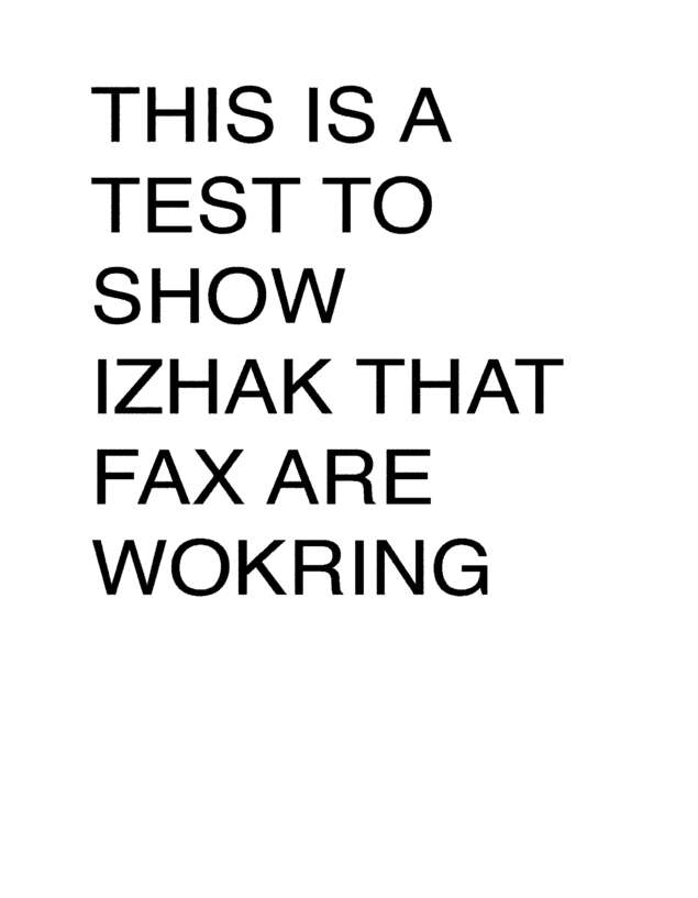 fax page