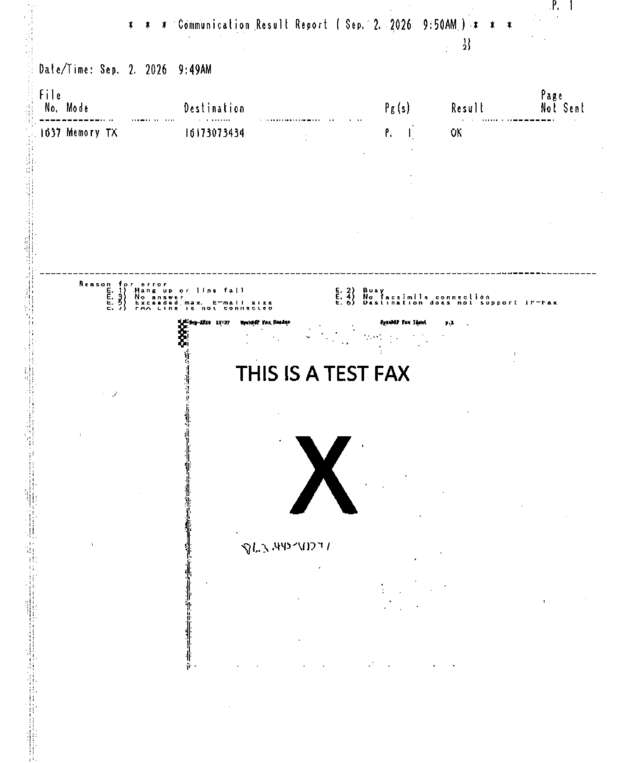 fax page