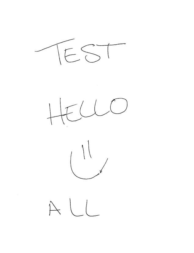 Fax page